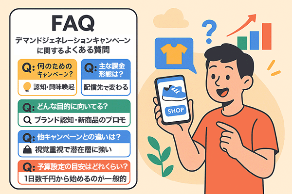 デマンドジェネレーションキャンペーンに関するよくある質問